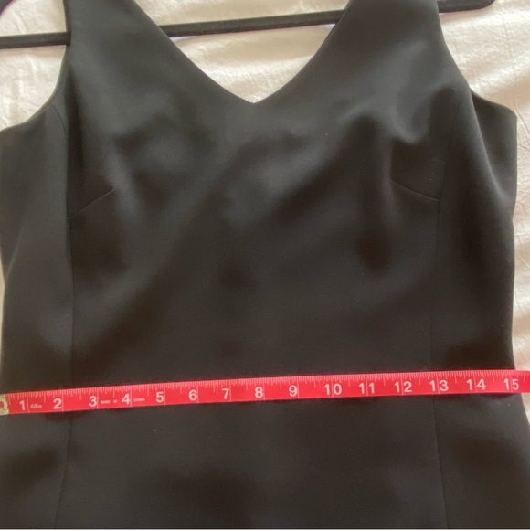LBD - Jones New York Black V-Neck Dress - Picture 12 of 14